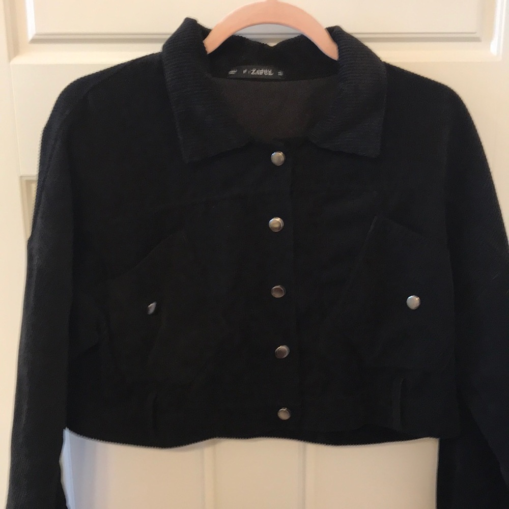 🔥Zaful crop jacket